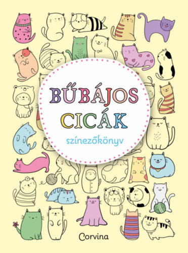 Bűbájos cicák - Színezőkönyv - 