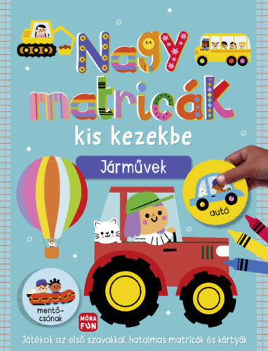 Nagy matricák kis kezekbe - Járművek - 