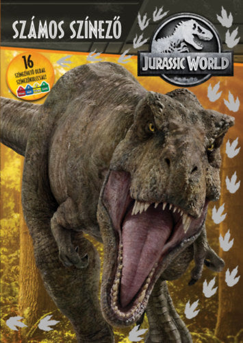 Jurassic World - Számos színező - 