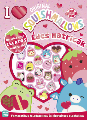 Original Squishmallows - Édes matricák - 