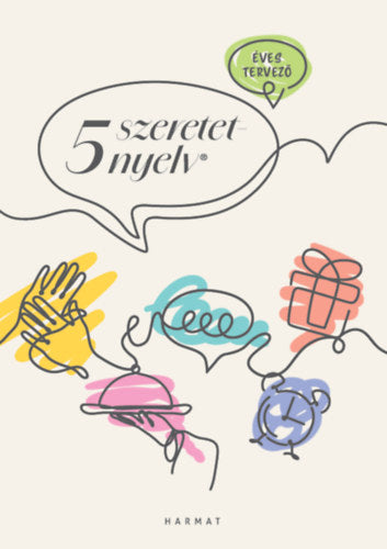 5 szeretetnyelv - Éves tervező - fehér - 