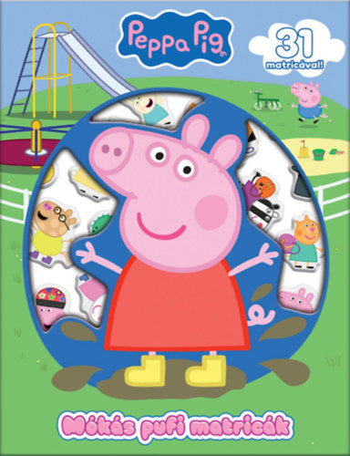 Peppa malac - Mókás pufi matricák - Lemay, Aline
