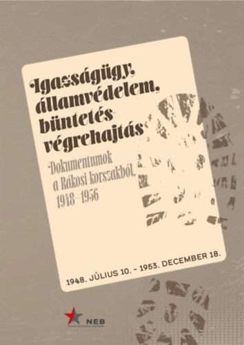 Igazságügy, államvédelem, büntetés-végrehajtás. - Bank Barbara, Estók József
