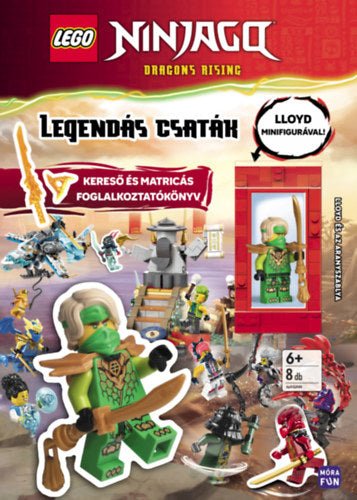 Lego Ninjago - Legendás csaták - Kereső és matricás foglalkoztatókönyv