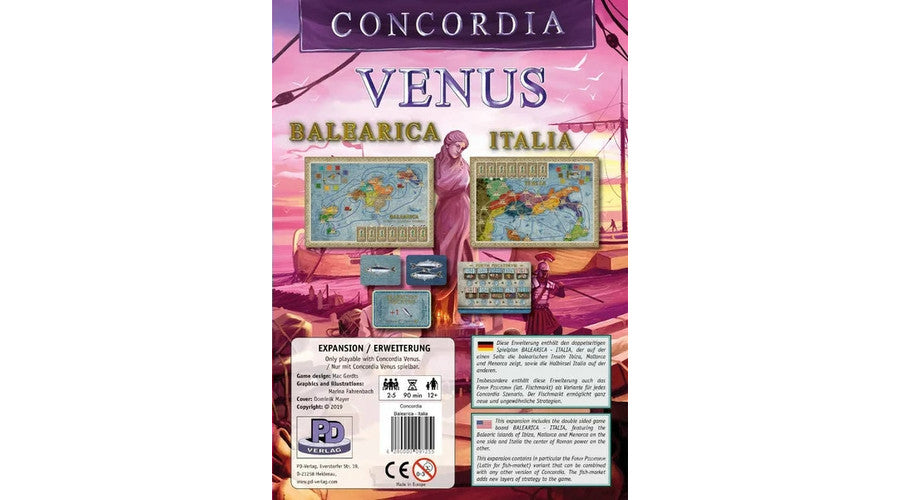Concordia: Venus Balearica/Italia kiegészítő