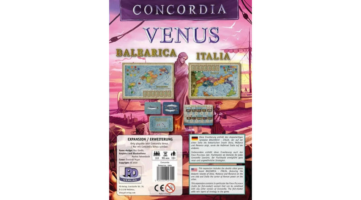 Concordia: Venus Balearica/Italia kiegészítő