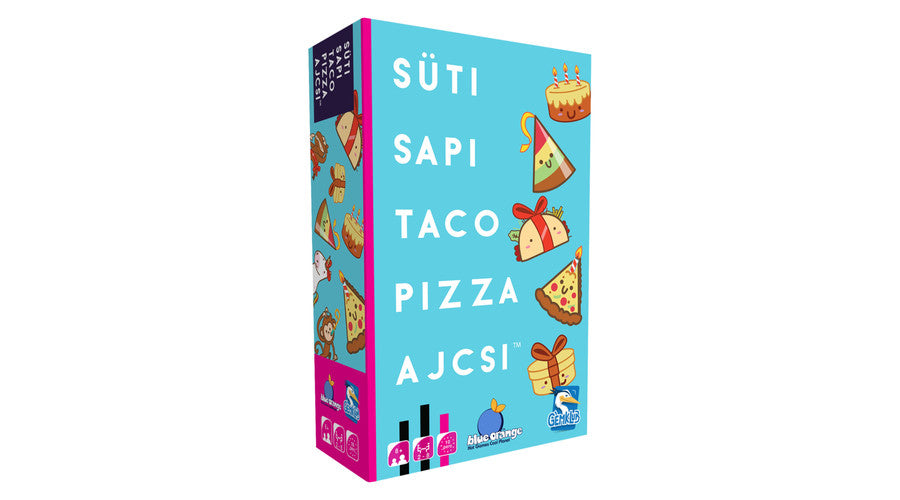 Süti, sapi, taco, pizza, ajcsi