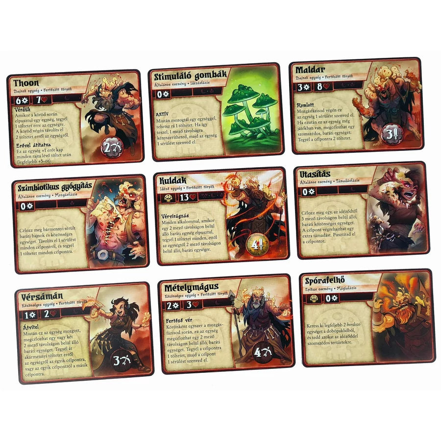 Summoner Wars 2. kiadás - Fertőzött törpök frakciópakli