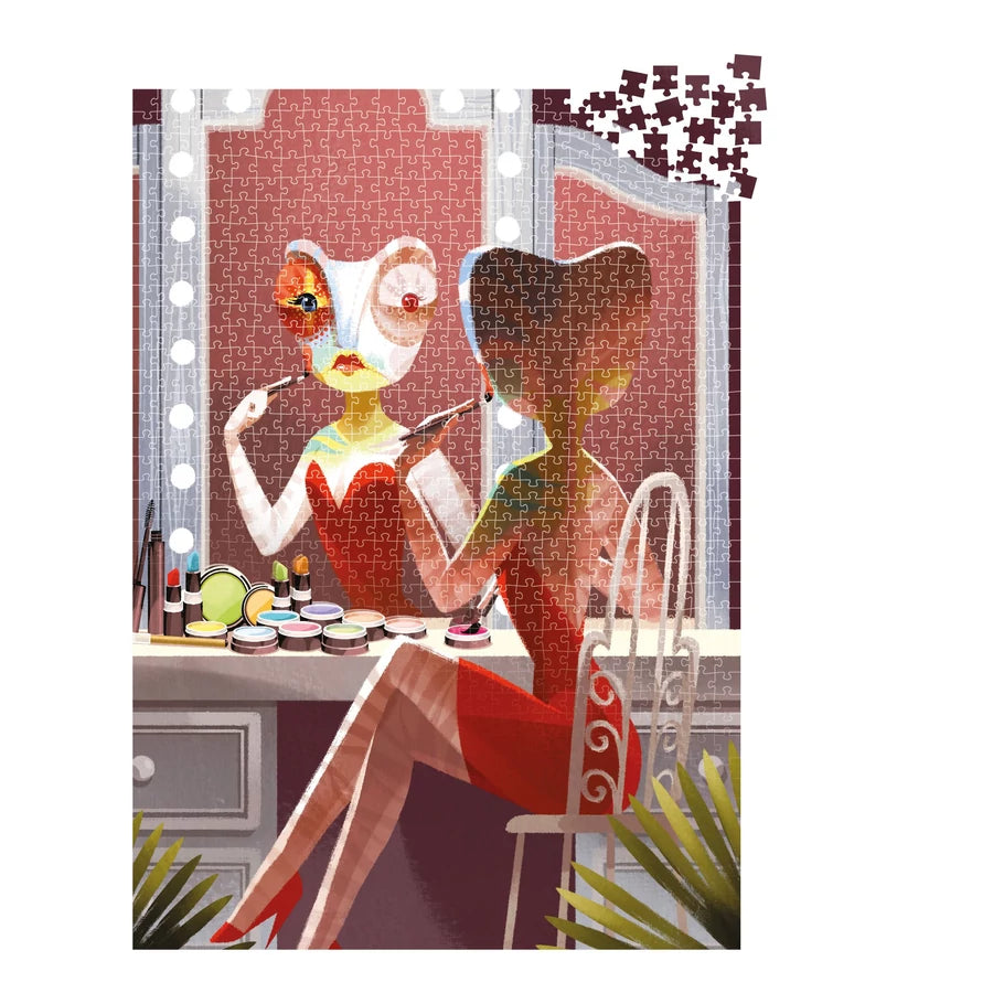 Dixit puzzle 1000 - Két szín között (Chameleon Night - 14)