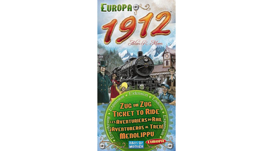 Ticket to Ride Europe 1912 kiegészítő