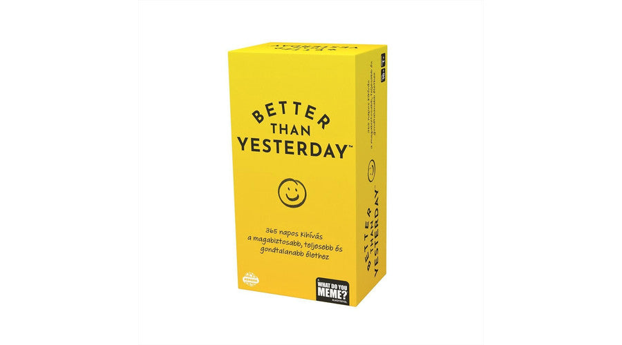 Better than yesterday – motivációs játék