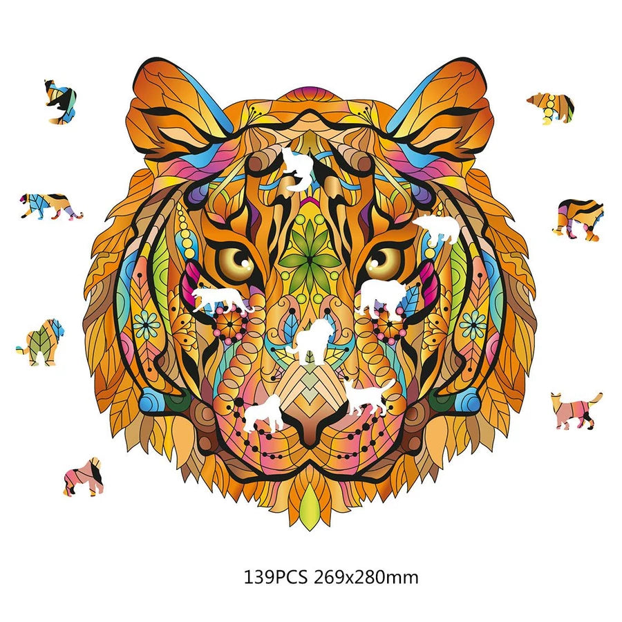Fa puzzle – Tigris (FSC-wood)