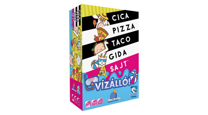 Vízálló cica, pizza, taco, gida, sajt