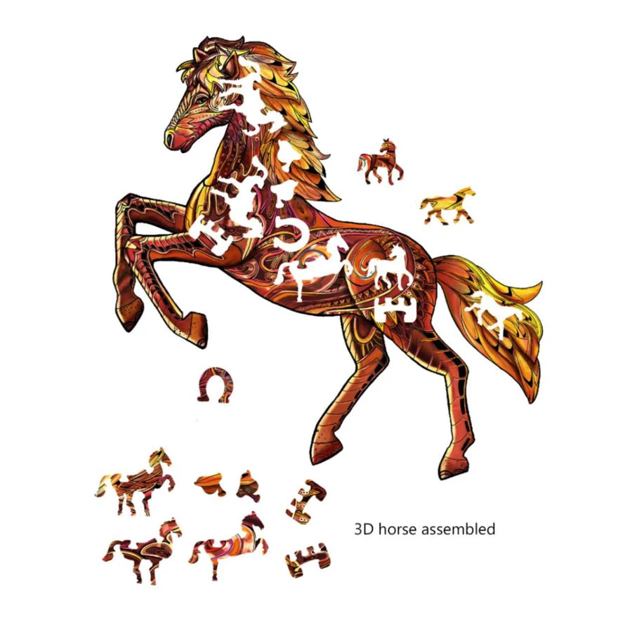 Fa puzzle – Vadló (FSC-wood)