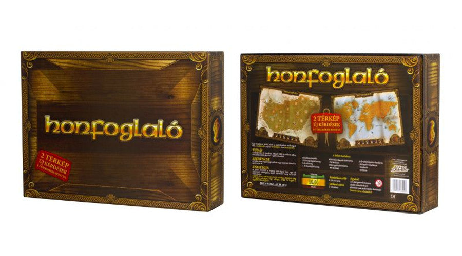 Honfoglaló társasjáték- 2 térképpel