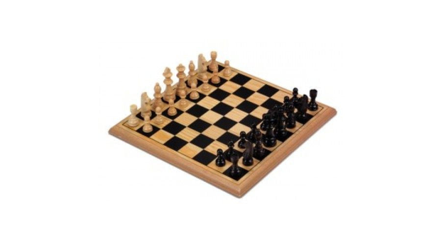670235 Longfield sakk készlet fából 29cm*29cm