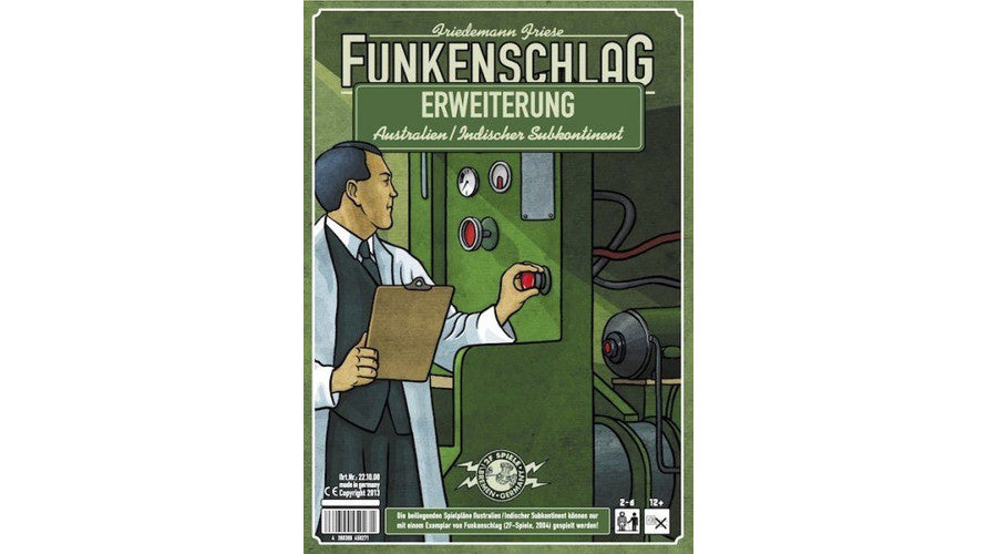 Funkenschlag (Power Grid) 9. kiegészítő - Ausztrália/India (Recharged)