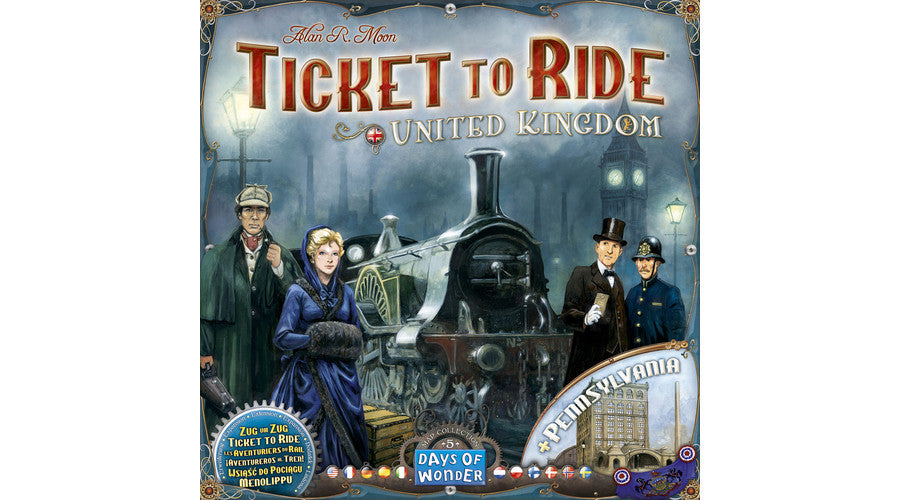 Ticket to Ride Map Collection 5: United Kingdom &amp; Pennsylvania