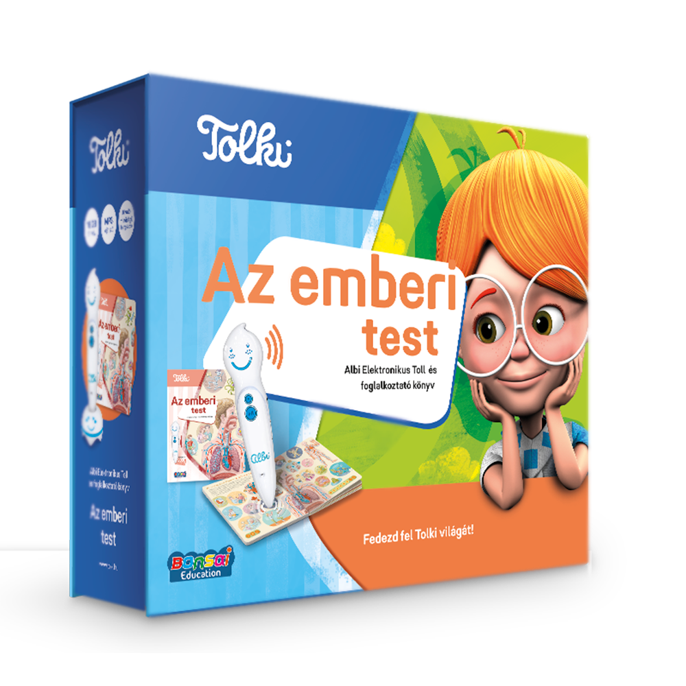 Az emberi test: Tolki hangoskönyv készlet