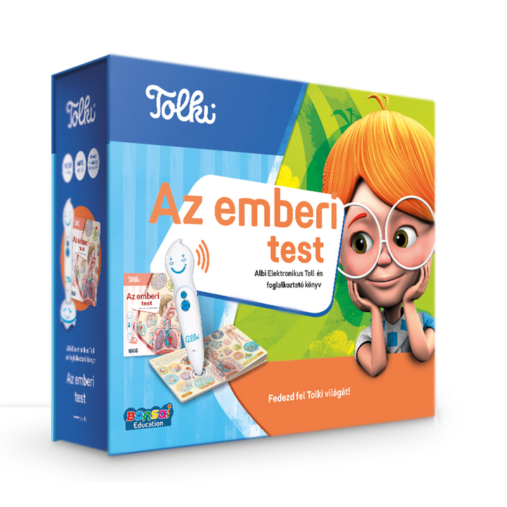 Az emberi test: Tolki hangoskönyv készlet