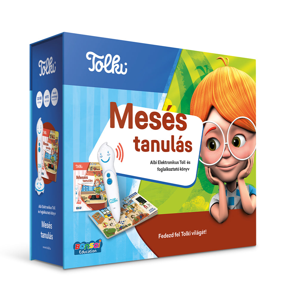 Mesés tanulás: Tolki hangoskönyv készlet